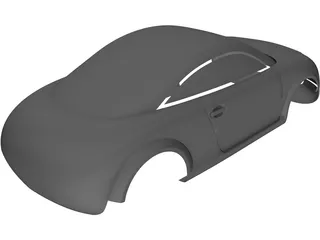 Audi TT Body 3D Model