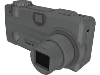 Minolta Dimage F100 3D Model