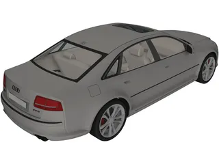 Audi A8 (2008) 3D Model