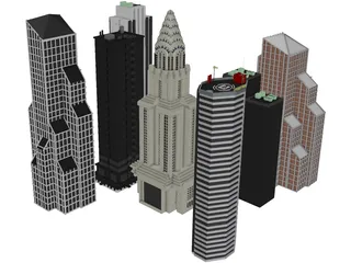 Buildings 3D Model