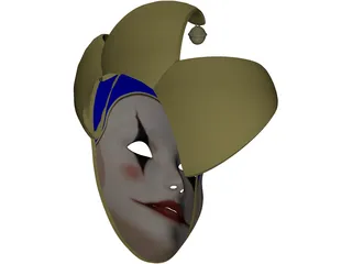 Jolly Mask 3D Model