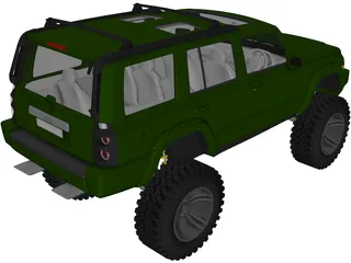 Jeep Commander [Lifted] 3D Model