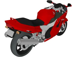 Honda CBR1100XX 3D Model