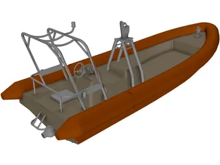 Search and Rescue Craft 3D Model