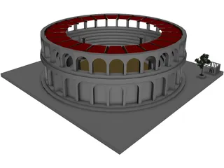 Provincial Ancient Arena 3D Model