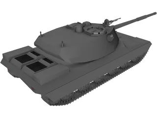 Russian T-102 3D Model