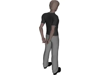 Man Standing 3D Model