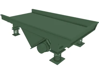 Vibratory Feeder 3D Model