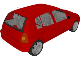 Renault Clio 3D Model