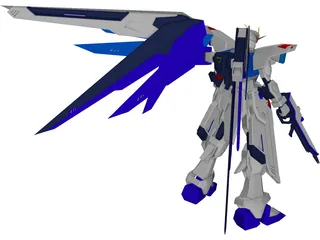 Gundam Freedom 3D Model