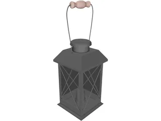 Colonial American Lantern 3D Model