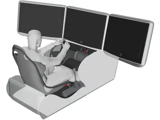 Driving Simulator 3D Model