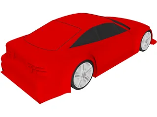 Opel Calibra DTM 3D Model