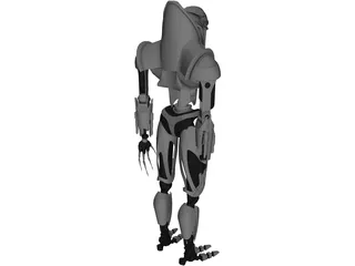 Vipers Battlestar Armored Robot 3D Model