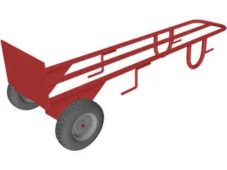 Hand Truck 3D Model