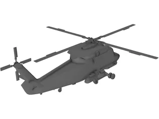 Kaman SH-2 Seasprite 3D Model