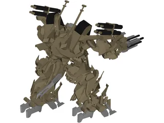 Transformers Brawl 3D Model
