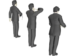 Waiter 3D Model