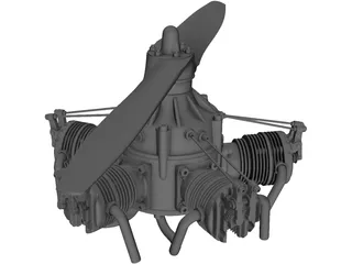 Sternmotor Engine 3D Model