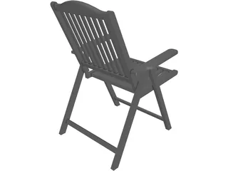 Adirondack Chair 3D Model