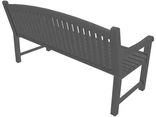 Garden Seat 3D Model