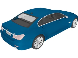 BMW 7-series (2009) 3D Model