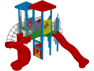 Playground Equipment 3D Model