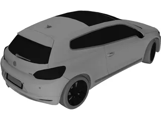 Volkswagen Scirocco 3D Model