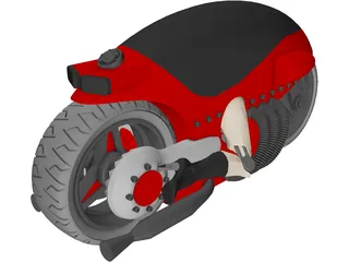 Motorcycle Concept 3D Model