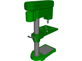 Press Drill 3D Model