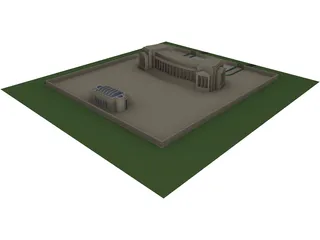 Italian Palace 3D Model