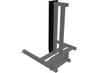 Bench Press 3D Model