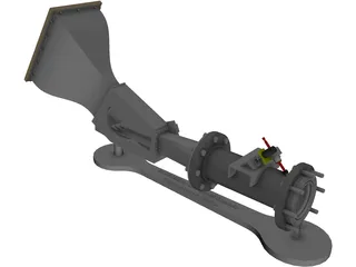 Supersonic Cascade Test Rig 3D Model