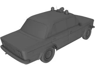 Fiat 125P 3D Model