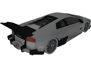 Lamborghini Murcielago LP670-4 SV 3D Model