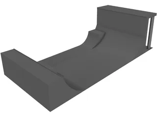 Halfpipe 3D Model