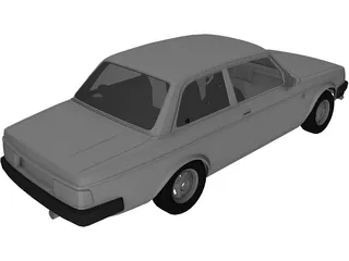 Volvo 242 3D Model