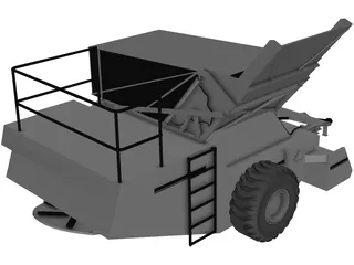 Amadas 2100 Farm Machine for Nuts 3D Model