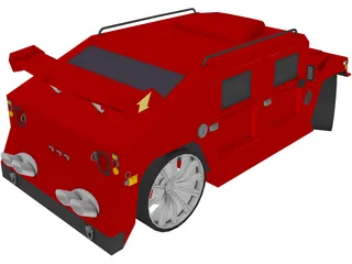 Hummer [Tuned] 3D Model