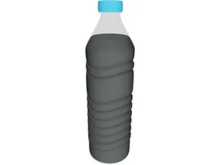 Water Bottle 1L 3D Model