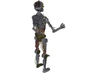 Star Wars C3PO Robot 3D Model