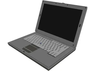 Laptop Dell Latitude 3D Model