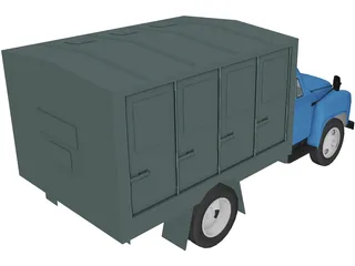 GAZ 52 Truck 3D Model