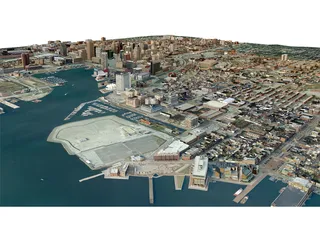 Baltimore City 3D Model