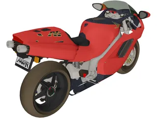 Honda 750 NR 3D Model
