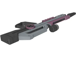 Laser Rifle 3D Model