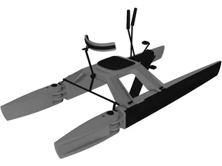 Catamaran 3D Model