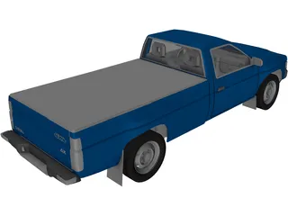 Nissan D21 Pickup 3D Model