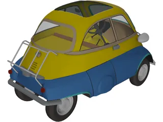 BMW Isetta 250 (1956-1962) [+Interior] 3D Model