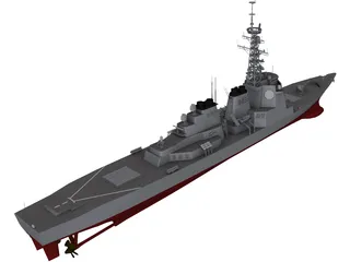 Kongo Destroyer 3D Model